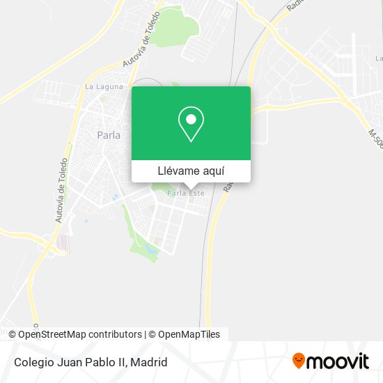 Mapa Colegio Juan Pablo II