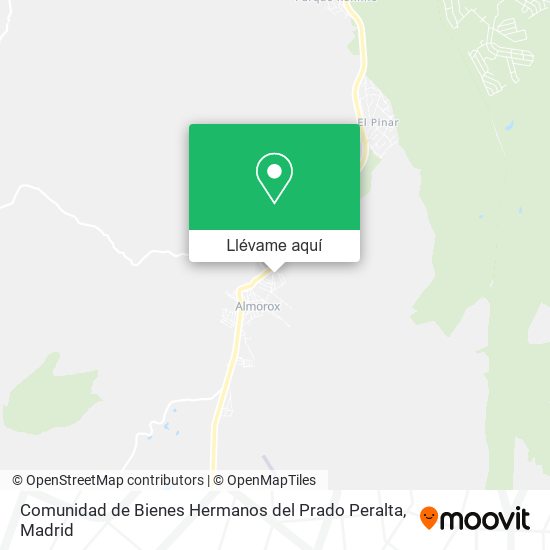 Mapa Comunidad de Bienes Hermanos del Prado Peralta