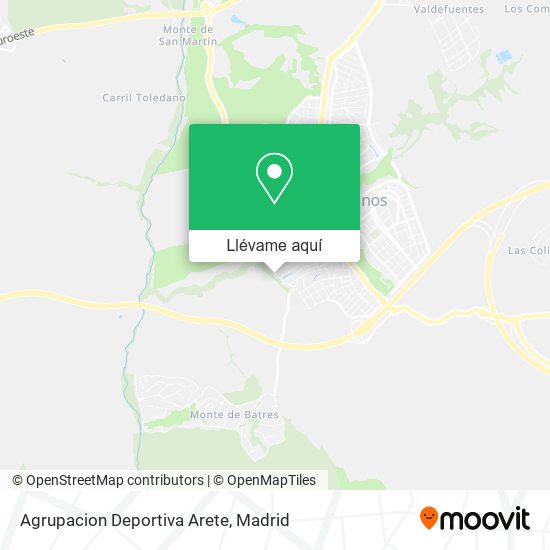 Mapa Agrupacion Deportiva Arete