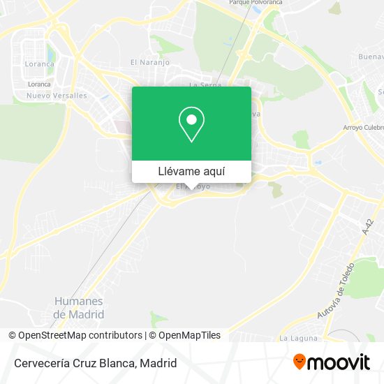 Mapa Cervecería Cruz Blanca