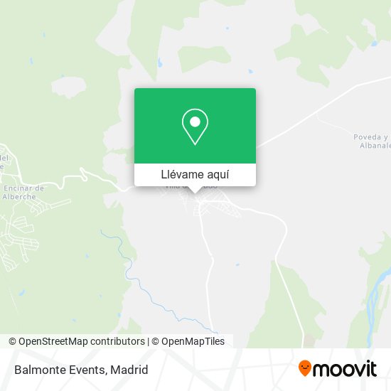 Mapa Balmonte Events