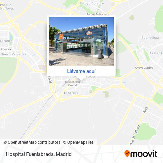 Mapa Hospital Fuenlabrada