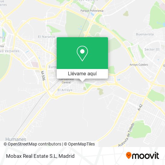 Mapa Mobax Real Estate S.L