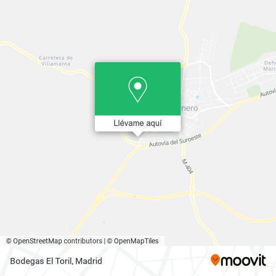 Mapa Bodegas El Toril