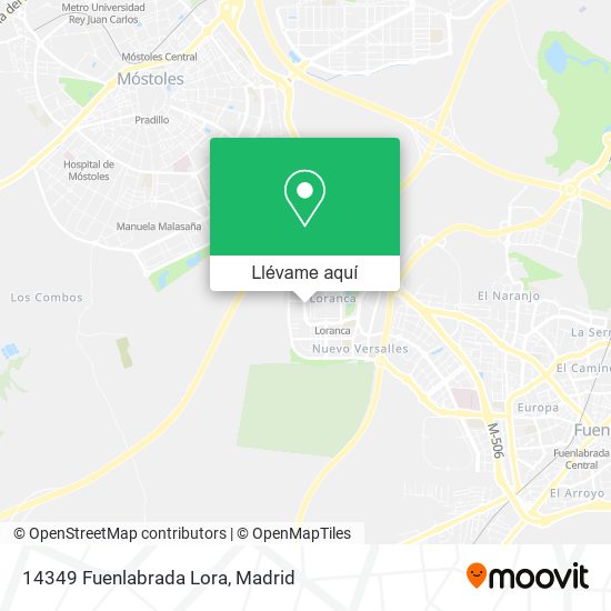 Mapa 14349 Fuenlabrada Lora