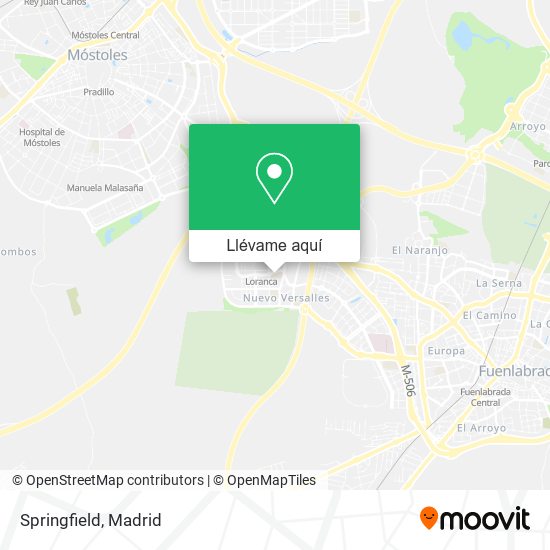 Mapa Springfield