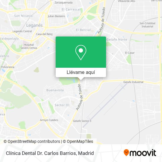 Mapa Clínica Dental Dr. Carlos Barrios
