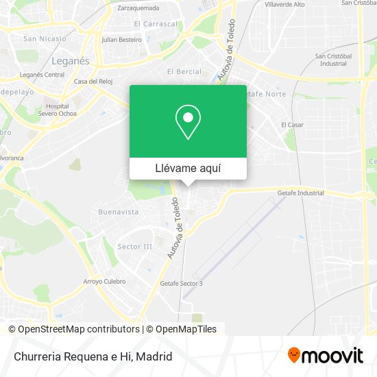 Mapa Churreria Requena e Hi