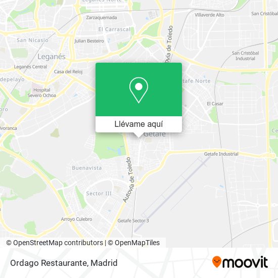 Mapa Ordago Restaurante