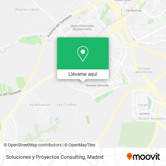 Mapa Soluciones y Proyectos Consulting