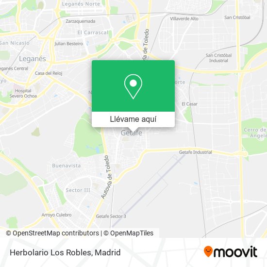 Mapa Herbolario Los Robles