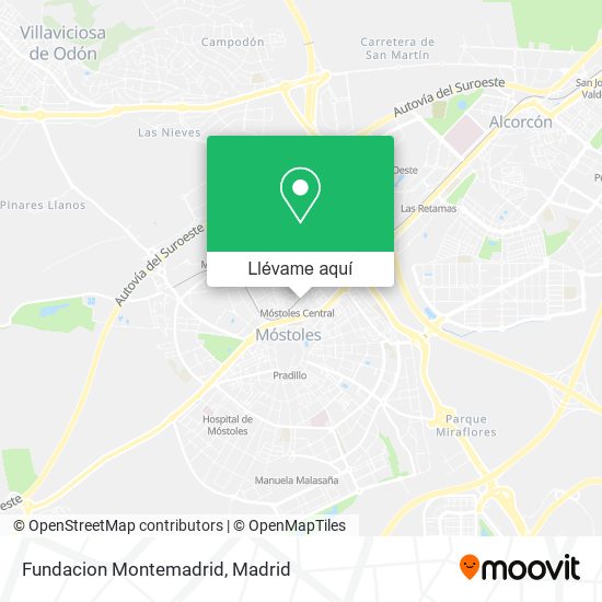 Mapa Fundacion Montemadrid