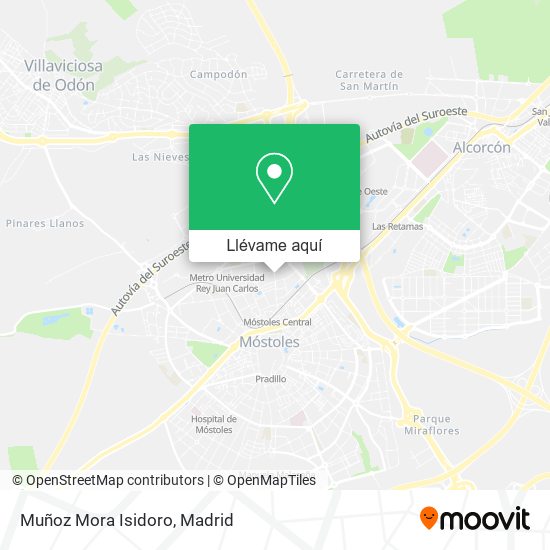Mapa Muñoz Mora Isidoro