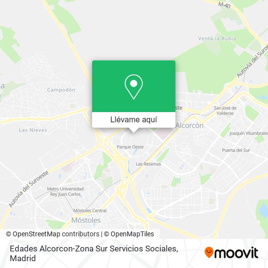 Mapa Edades Alcorcon-Zona Sur Servicios Sociales