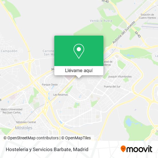 Mapa Hosteleria y Servicios Barbate