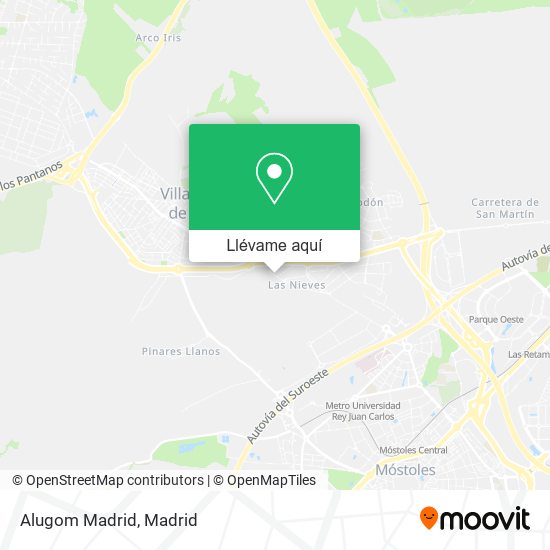 Mapa Alugom Madrid