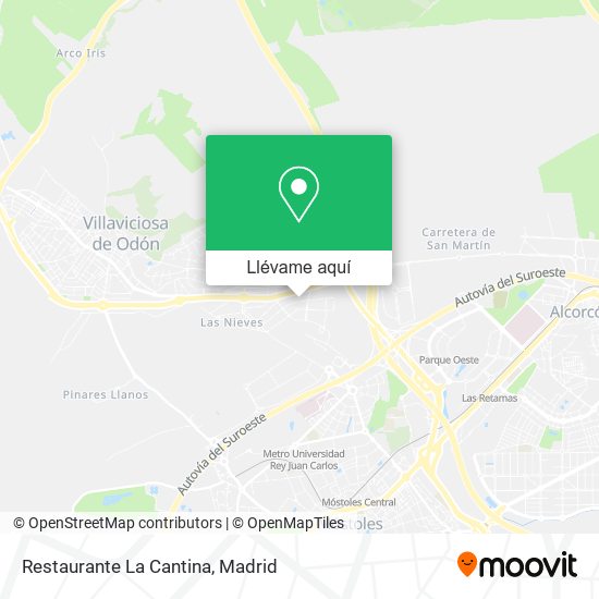 Mapa Restaurante La Cantina