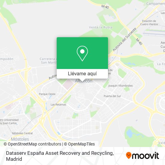 Mapa Dataserv España Asset Recovery and Recycling