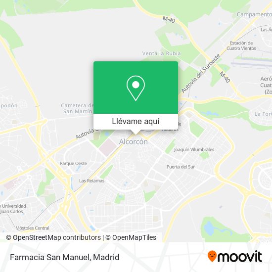 Mapa Farmacia San Manuel