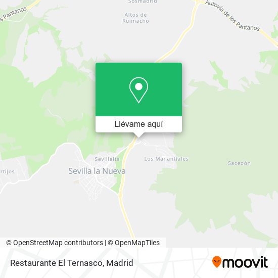 Mapa Restaurante El Ternasco
