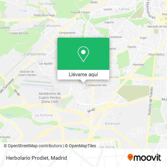 Mapa Herbolario Prodiet