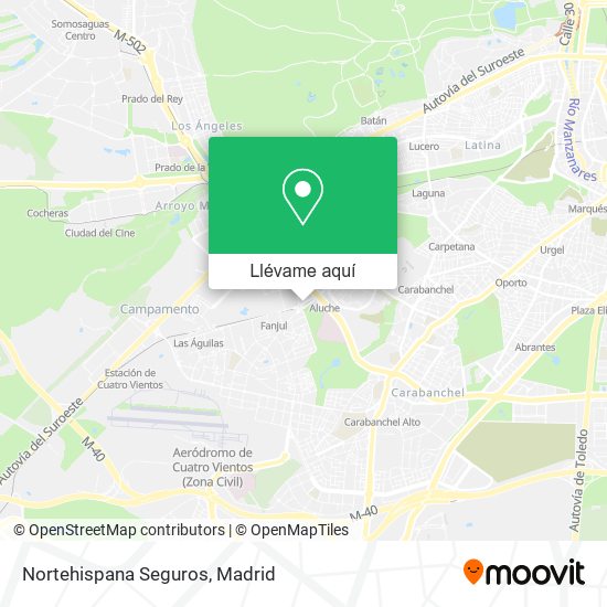 Mapa Nortehispana Seguros