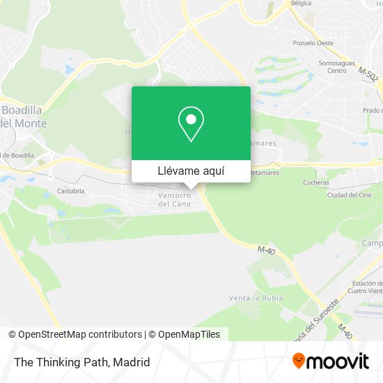 Mapa The Thinking Path