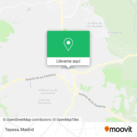 Mapa Tepesa