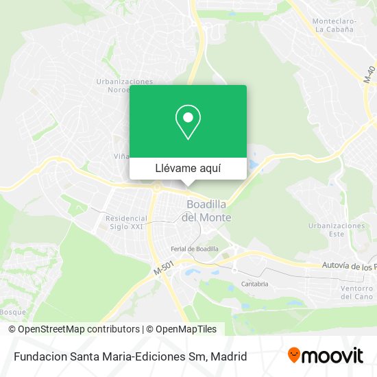 Mapa Fundacion Santa Maria-Ediciones Sm