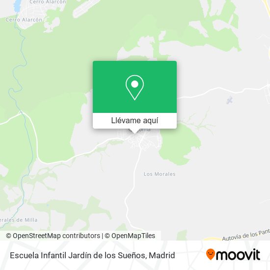 Mapa Escuela Infantil Jardín de los Sueños