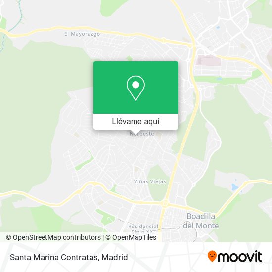 Mapa Santa Marina Contratas