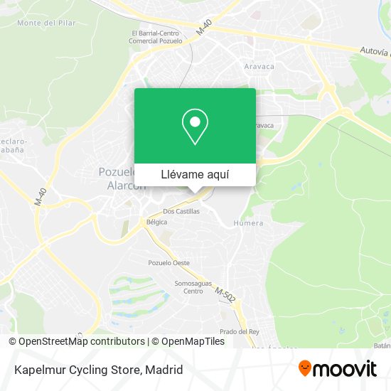 Mapa Kapelmur Cycling Store