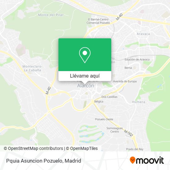 Mapa Pquia Asuncion Pozuelo