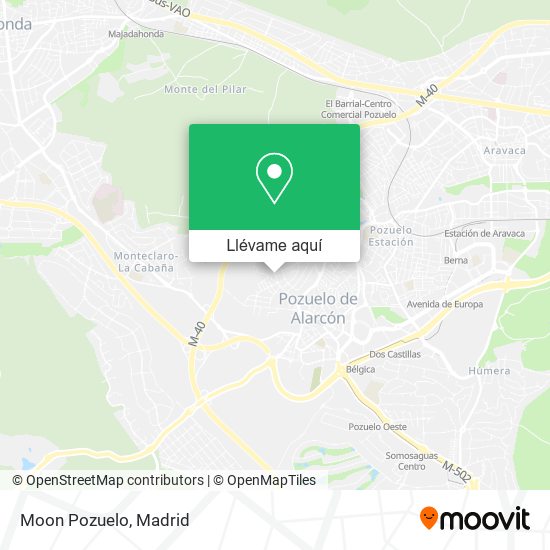 Mapa Moon Pozuelo