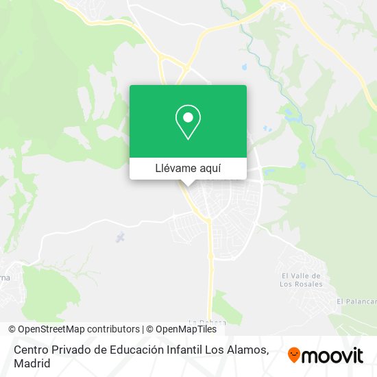 Mapa Centro Privado de Educación Infantil Los Alamos