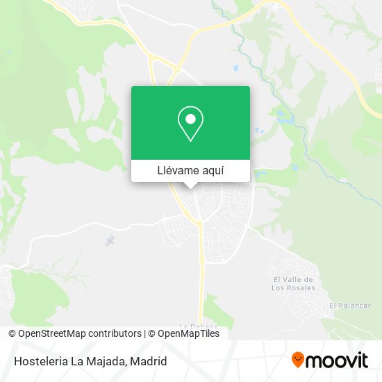 Mapa Hosteleria La Majada