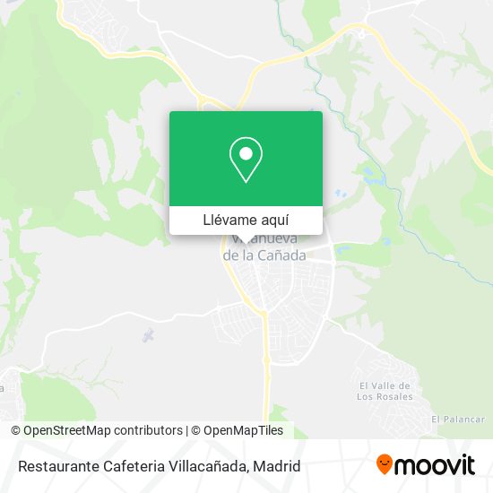 Mapa Restaurante Cafeteria Villacañada
