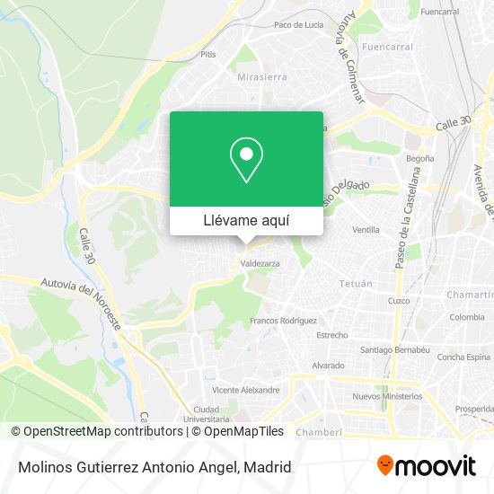 Mapa Molinos Gutierrez Antonio Angel