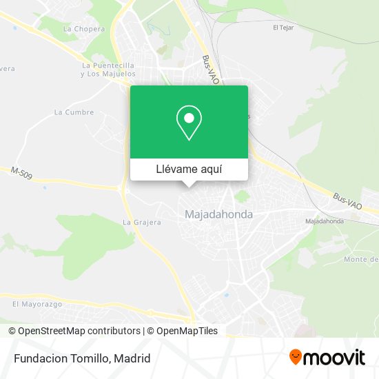 Mapa Fundacion Tomillo