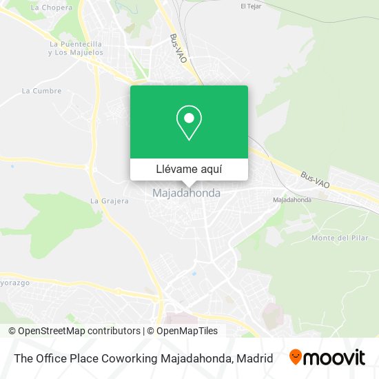 Mapa The Office Place Coworking Majadahonda