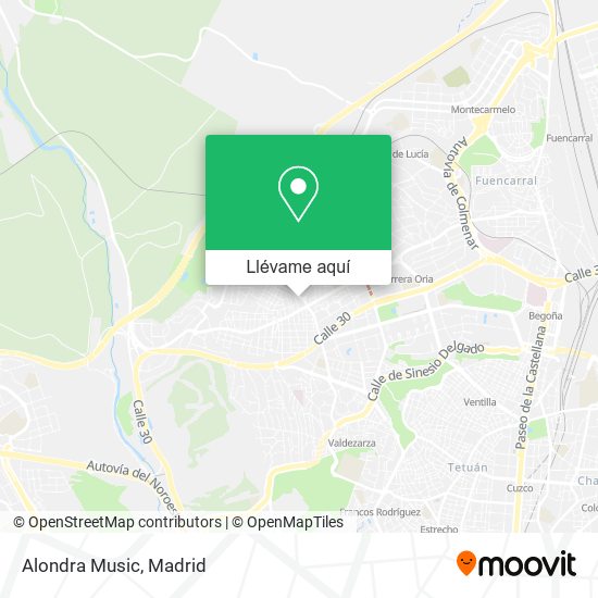 Mapa Alondra Music