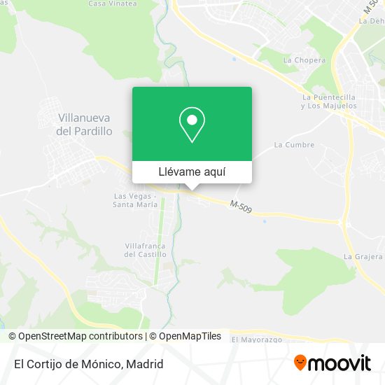 Mapa El Cortijo de Mónico