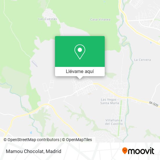 Mapa Mamou Chocolat
