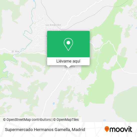 Mapa Supermercado Hermanos Gamella