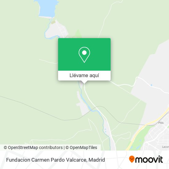 Mapa Fundacion Carmen Pardo Valcarce