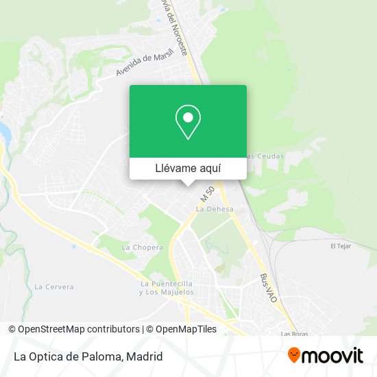 Mapa La Optica de Paloma