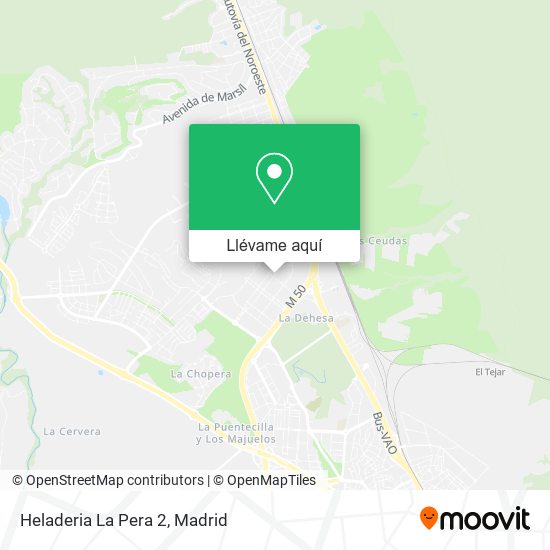 Mapa Heladeria La Pera 2