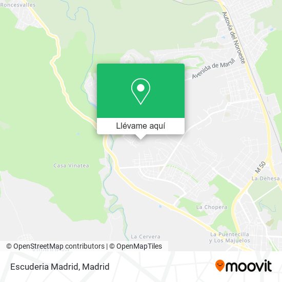 Mapa Escuderia Madrid