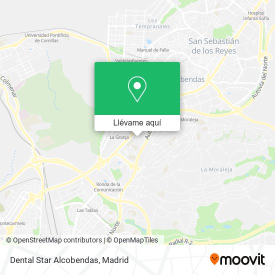 Mapa Dental Star Alcobendas