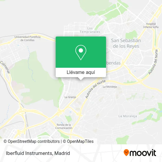 Mapa Iberfluid Instruments